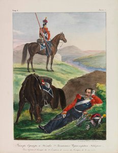 Offiser for Black Sea Cossack Squadron Uniforms of the Russian Imperial Army, 1837-1839.