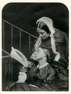 Christina Rossetti og hennes mor Frances Rossetti, 1863, 1948.