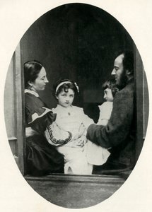 Effie Gray, John Everett Millais og deres døtre Effie og Mary, 21. juli 1865, 1948.
