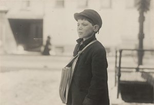 Tony Casale, "Bologna", 11 år gammel, solgt aviser i 4 år, Hartford, Connecticut, mars 1909