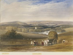Greenway Bank: akvarellmaleri, og [c 1830-1840] av Lewis John Wood
