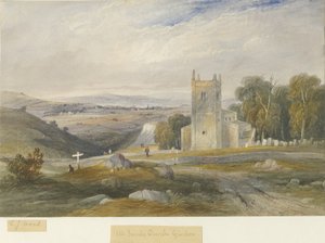 Grindon Church: akvarellmaling, og [c 1830-1845]