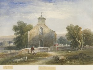 Onecote Church: vannfargemaleri, nd [c1830-1840]