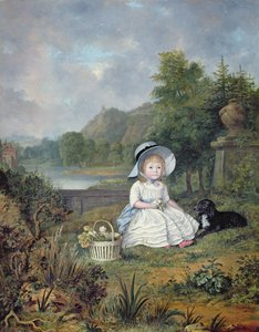 Portrett av frøken Elizabeth Heathcote (olje på lerret)
