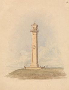 Design for et monument av Lewis Vulliamy