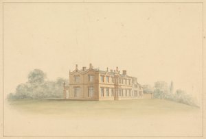 Design for en tudoresk villa av Lewis Vulliamy