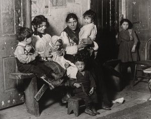 Et italiensk hjem nær Hull House av Lewis Wickes Hine