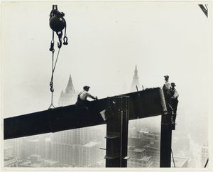 Bygge Empire State Building, ca. 1931 av Lewis Wickes Hine