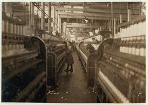 Barnespinner i Mollahan Cotton Mills, Newberry, South Carolina, 1908 av Lewis Wickes Hine