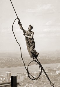 Bygningsarbeider, Empire State Building, New York City, ca. 1930