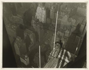Raising the Mast, Empire State Building, 1931 (foto av gelatinsølv)