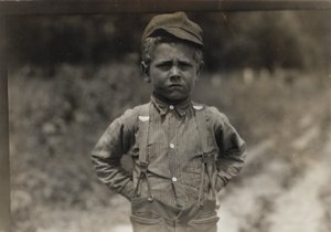 Landlig jordbruksarbeider, New England av Lewis Wickes Hine