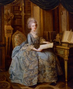 La Petite Reine eller Portrait of Madame Sophie, ca. 1770-74 (olje på lerret) av Lié Louis Périn Salbreux