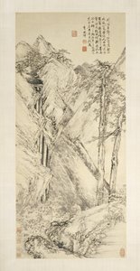 landskap etter jin GH AO og guan tong, fra 1690-1770. av Li Shizhuo