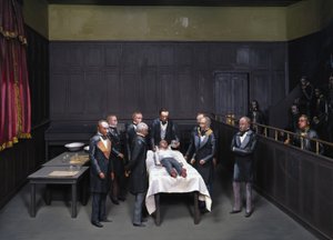 Anestesileger på jobb (premiere operasjon avec anesthesie, anesthesiste) av Unbekannt Unbekannt