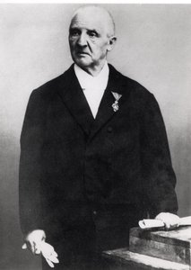 Anton Bruckner (1824-96) (s/hvitt-bilde) av Unbekannt Unbekannt