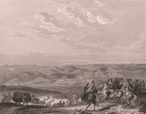 Slaget ved Freiburg, Tyskland, august 1644, trettiårskrig, stålgravering på kinapapir av Unbekannt Unbekannt