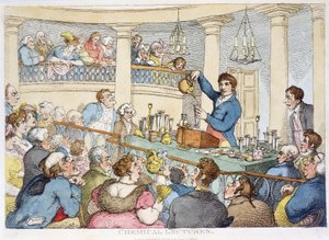 Chemical Lectures', c 1810 av Unbekannt Unbekannt