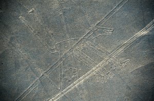Hund, Nazca-linjer, Nazca, Peru, Nazca-sivilisasjonen (bilde) av Unbekannt Unbekannt