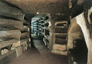 Galleri med Loculus Tombs (bilde) av Unbekannt Unbekannt