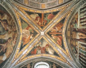Italia, Lombardia-regionen, Milano, kapellet Santa Corona hvelv i kirken Santa Maria delle Grazie av Unbekannt Unbekannt