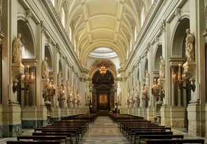 Italia, Sicilia-regionen, Palermo, katedral, interiør, skip av Unbekannt Unbekannt