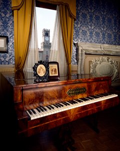 Piano i stuen til Palazzo Barezzi, Busseto, Emilia Romagna-regionen, Italia av Unbekannt Unbekannt