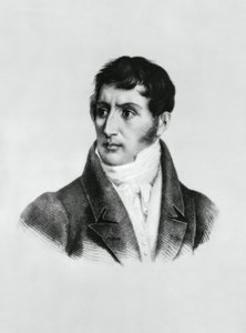 Portrett av Alessandro Manzoni (1785-1873), italiensk forfatter, poet og dramatiker, gravering av Unbekannt Unbekannt