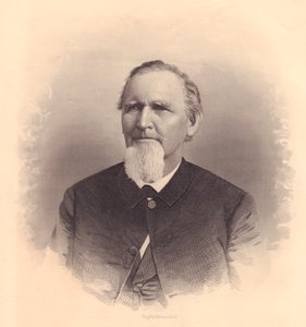 Portrett av den amerikanske metodistpresten John L Smith, gravering av FE Jones, rundt 1870 av Unbekannt Unbekannt