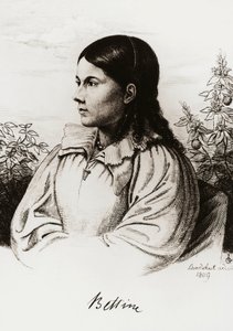 Portrett av Bettina Brentano von Arnim (1785-1859) av Unbekannt Unbekannt