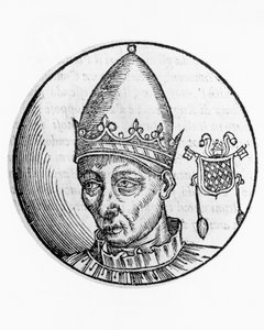 Portrett av Celestine II (Guido Guelfuccio de Castello, død 1144) av Unbekannt Unbekannt