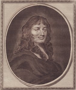 Portrett av den engelske politikeren Sir William Temple (1628-1699), kobberstikk av John Goldar (1729-1795) fra maleri av P Lely av Unbekannt Unbekannt