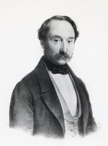Portrett av Francesco Rizzoli (1809-1880), italiensk politiker, lege og kirurg, gravering av Unbekannt Unbekannt