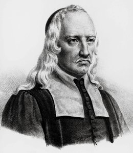 Portrett av Giovanni Alfonso Borelli (1608-1679), italiensk matematiker, astronom, filosof, fysiolog, gravering av Unbekannt Unbekannt