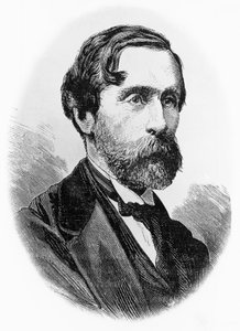 Portrett av Giulio Carcano (1812-1884), italiensk politiker, forfatter og journalist, gravering av Unbekannt Unbekannt