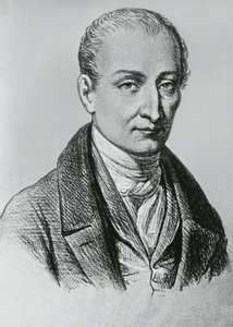 Portrett av Joseph Nicephore Niepce (1765-1833), fransk oppfinner av heliografi av Unbekannt Unbekannt