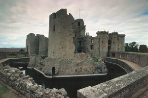 Raglan Castle, Monmouthshire, Sør-Wales, Storbritannia (bilde) av Unbekannt Unbekannt