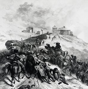 Den franske hæren krysser Sierra de Guadarrama, 22.-24. desember av Unbekannt Unbekannt