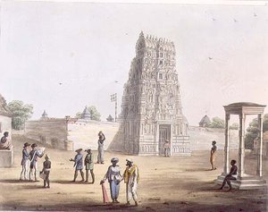 A Pagoda at Strupermador, plate 23 fra 