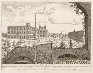 S. Giovanni in Laterano fra "View of the Places of the City of Rome Insign[ium]" av Lievin Cruyl