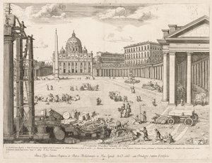 St. Peterskirken fra "Utsikt over landemerkene i byen Roma"