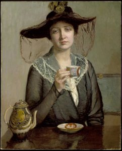 En kopp te, ca. 1900