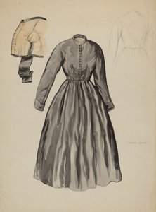 Quaker-kjole, ca. 1937.