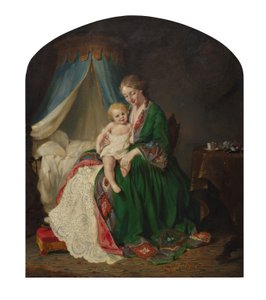 Denne lille grisen gikk på markedet, ca. 1857.