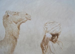 Rabari ledende kamel av Lincoln Seligman