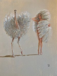 Ballett med hvit struts av Lincoln Seligman