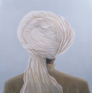 Hvit turban