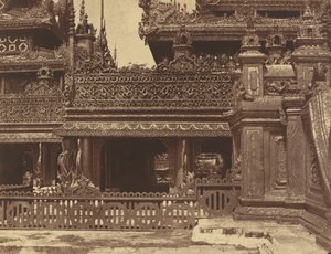 Amerapoora: Another Part of the Balcony of Kyoung No. 86 av Linnaeus Tripe