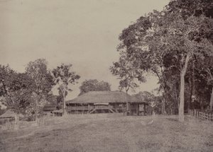 Rangoon: Misjonshuset på Kemindine av Linnaeus Tripe