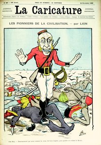 Pioneers of Civilization, John Bull bringer fred og sivilisasjon til verden, forside av magasinet 